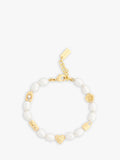Coach pearl charm bracelet mixed metal 165mm (British brand)