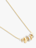 Coach Rondelle long charm necklace two tone, imported from the UK