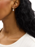 Coach heart drop pearl earrings, UK version