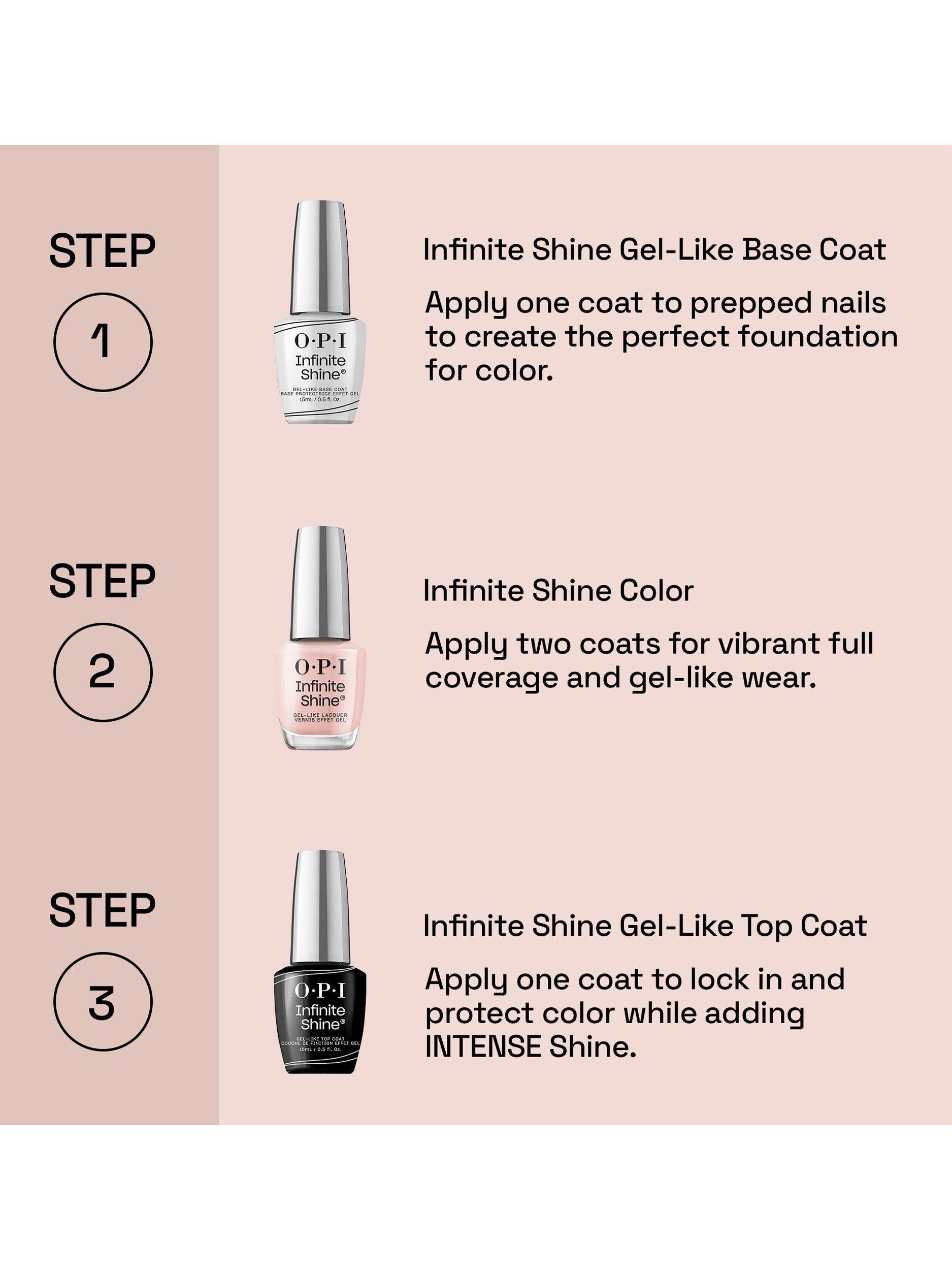 OPI OPIcons Infinite Shine nail polish 15ml, imported from the UK
