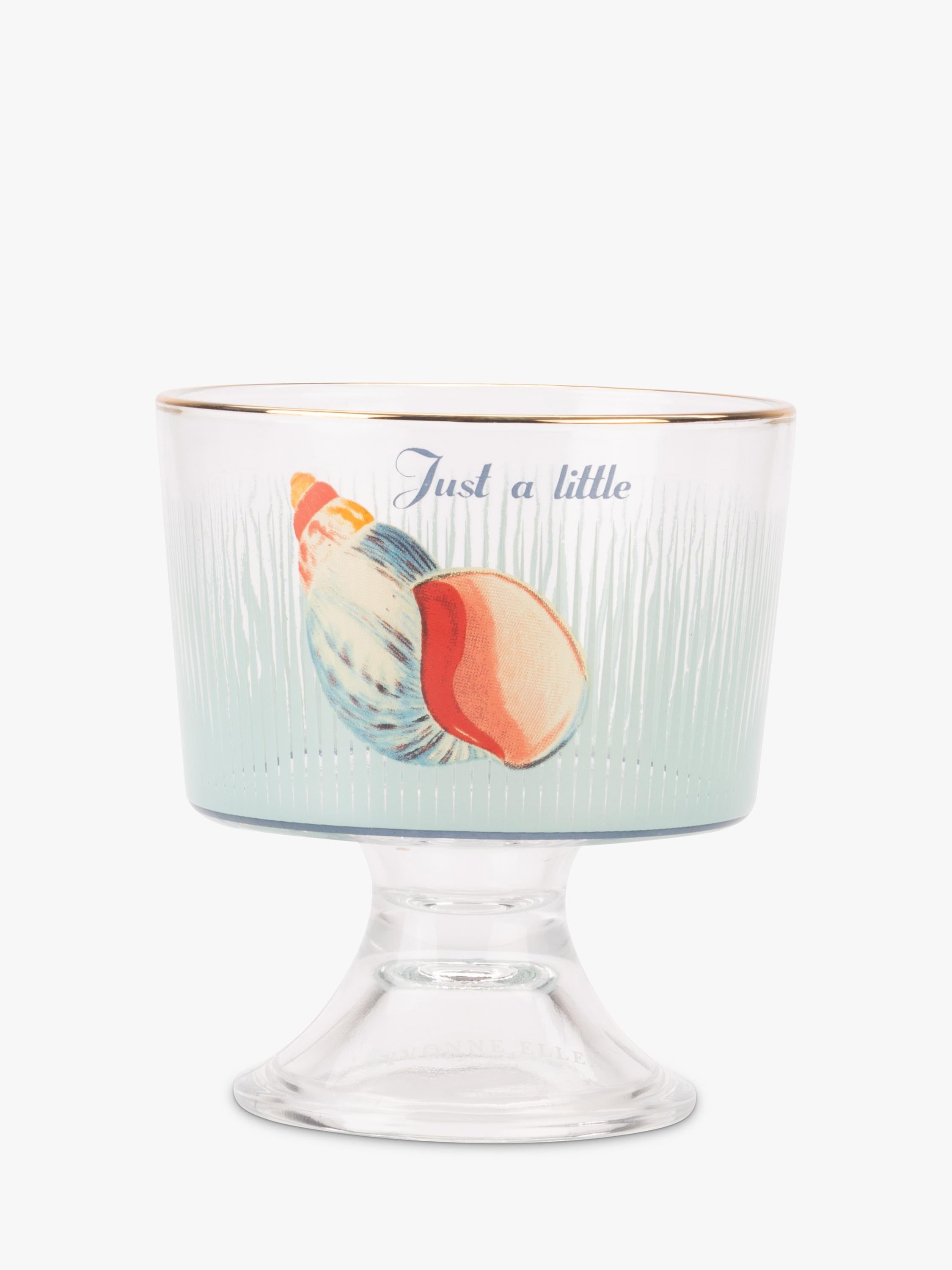Yvonne Ellen glass dessert bowls lobster shell design set of 2 - British product