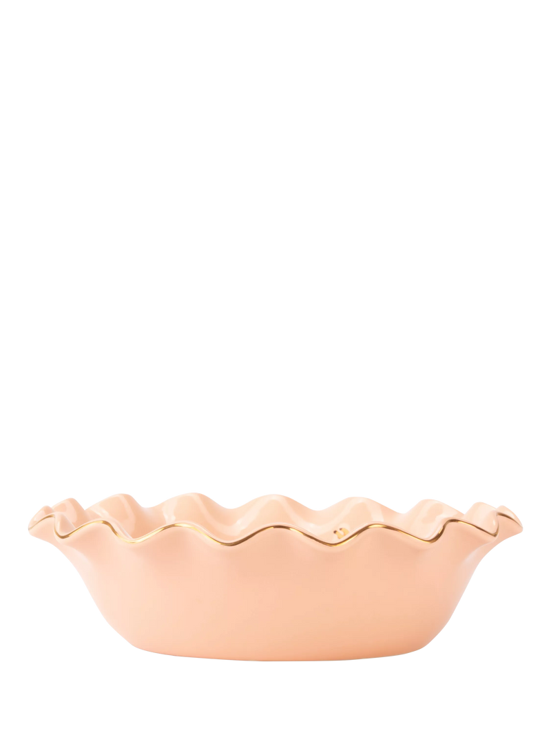 Yvonne Ellen giraffe bone china fruit bowl 28cm pink - British product