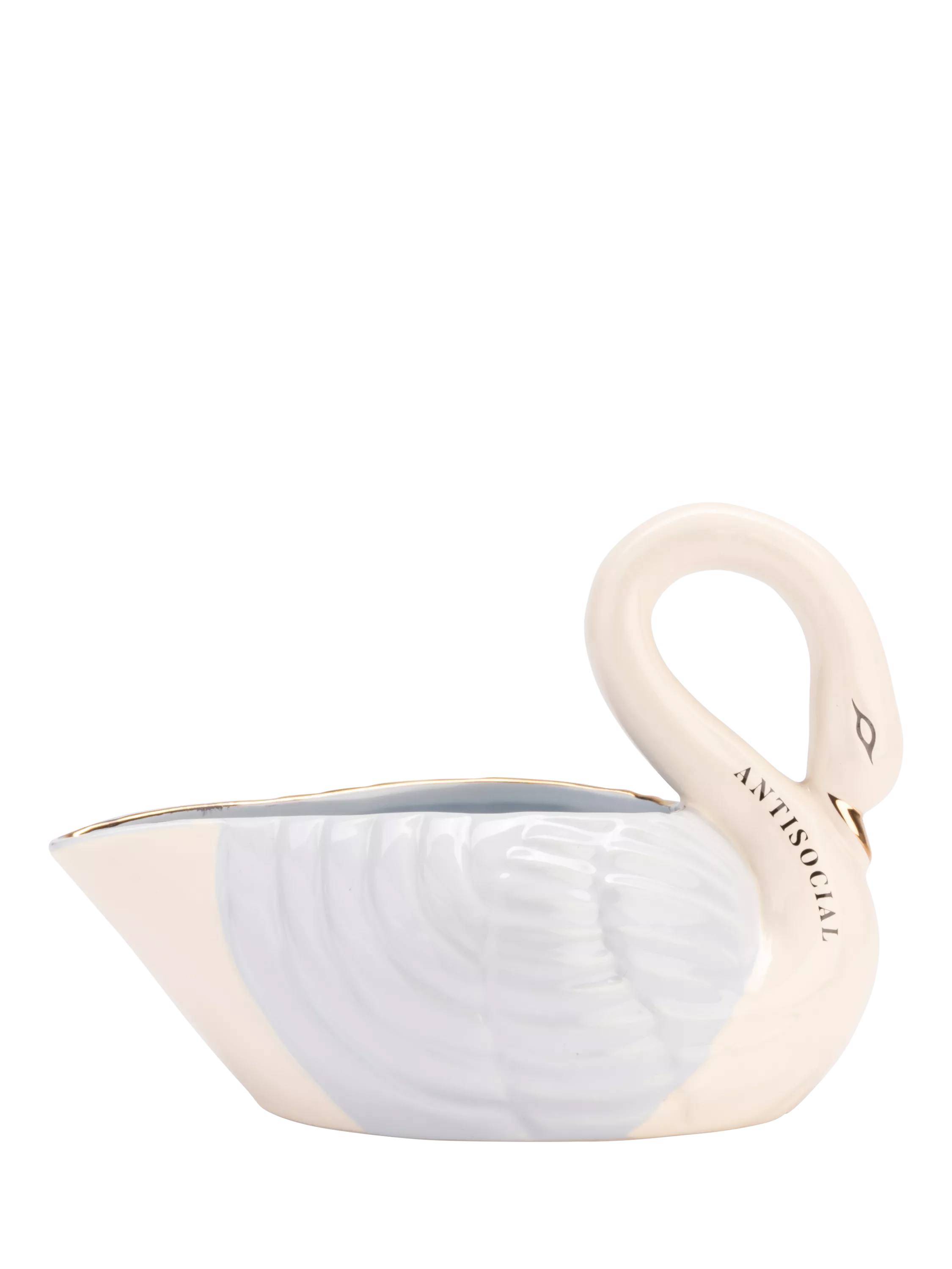 Yvonne Ellen swan stoneware sauceboat 250ml, UK version