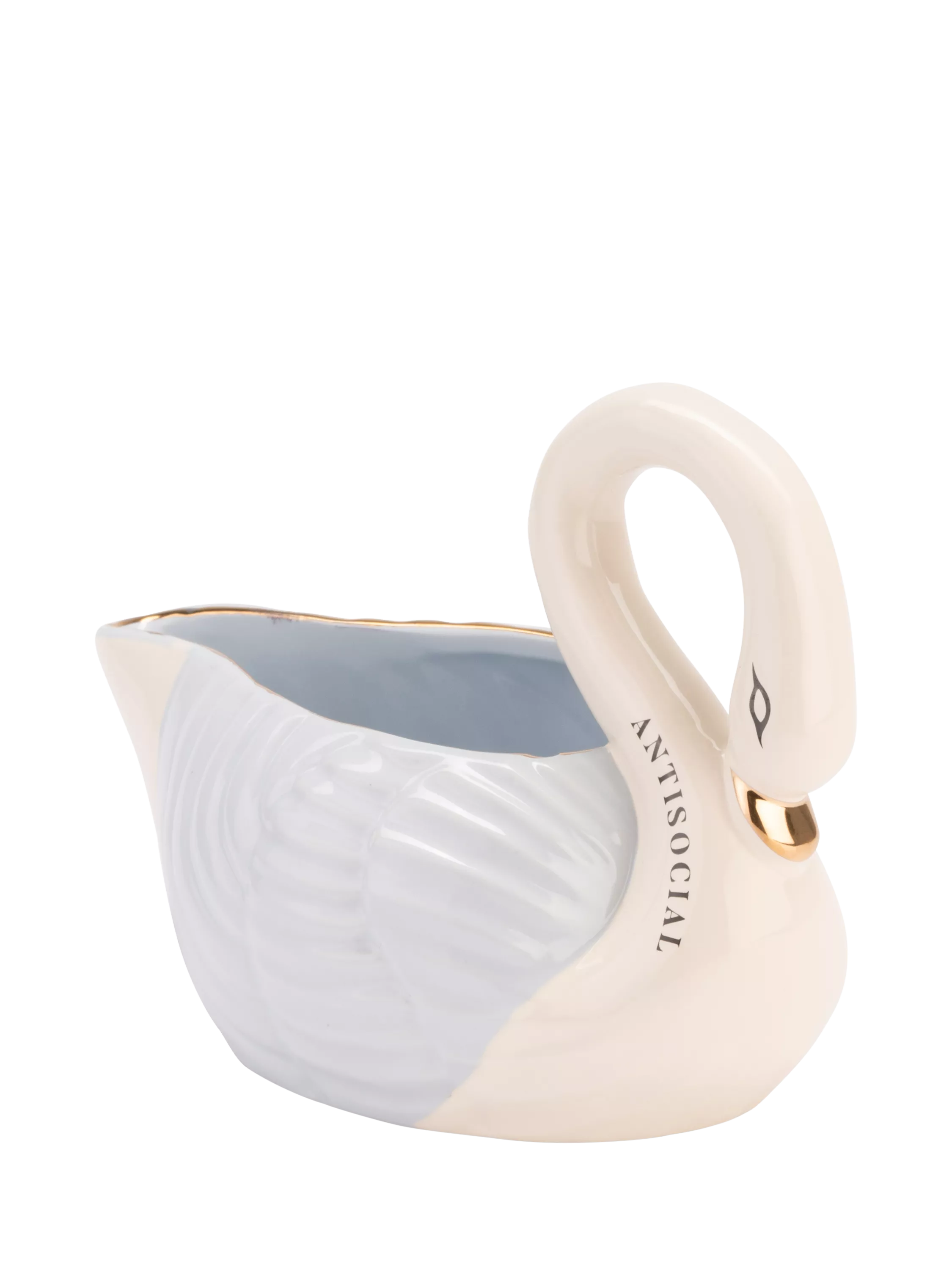 Yvonne Ellen swan stoneware sauceboat 250ml, UK version