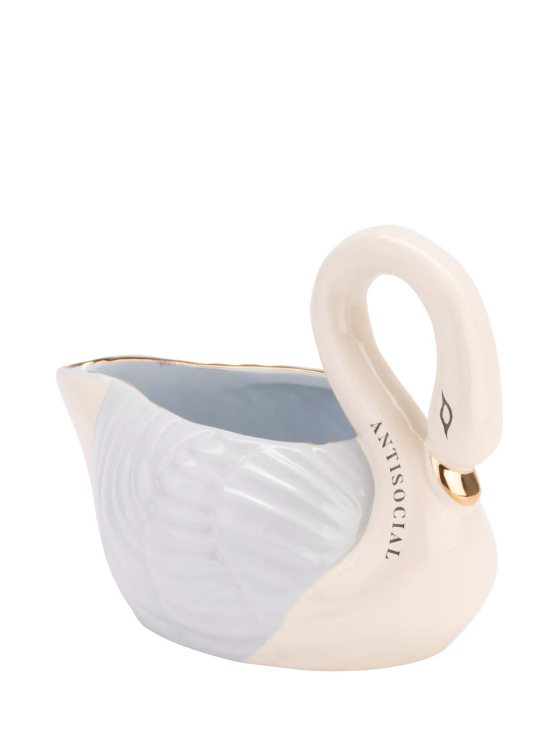 Yvonne Ellen swan stoneware sauceboat 250ml, UK version