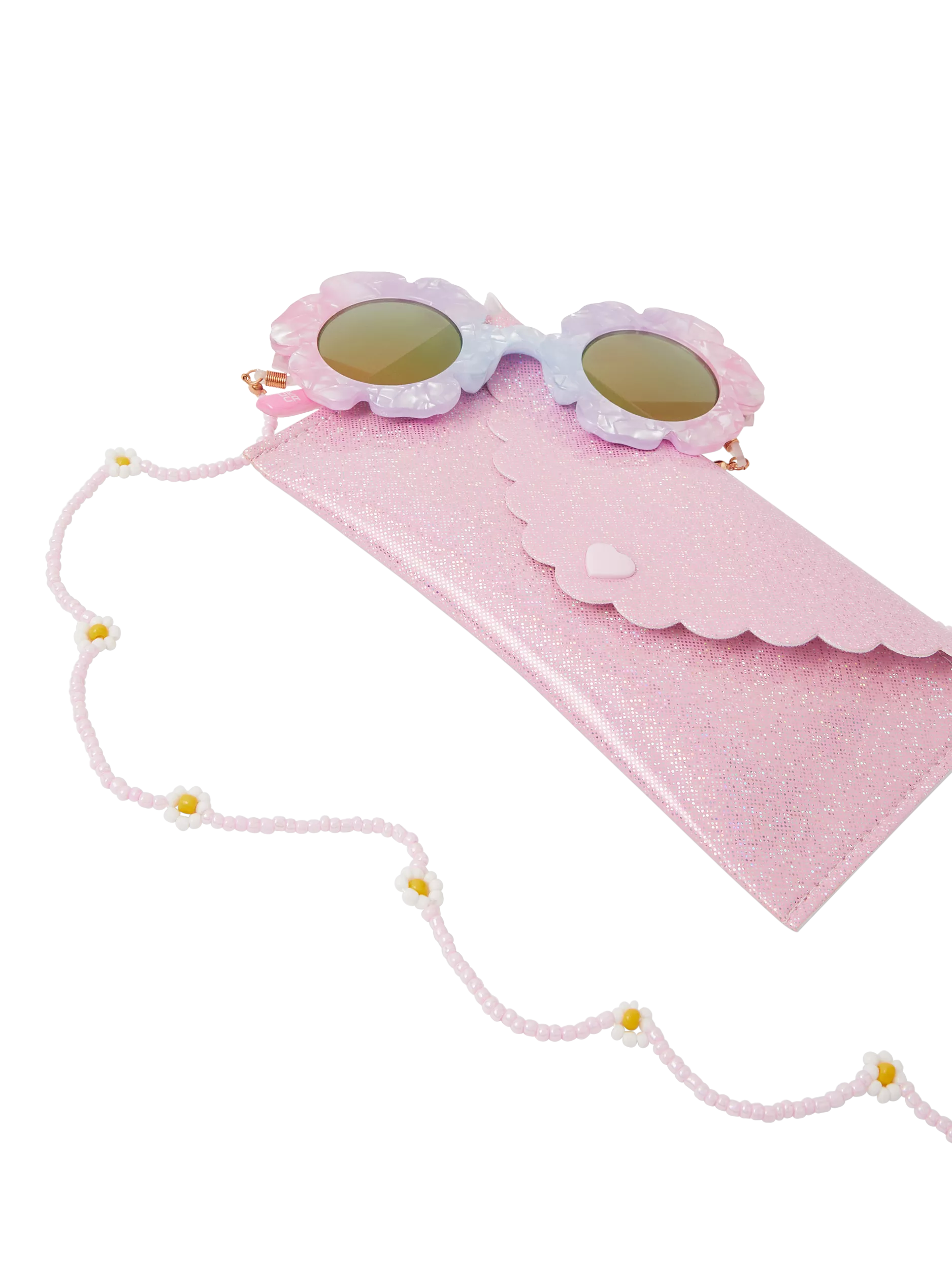 Angels by Accessorize kids flower sunglasses set, UK version