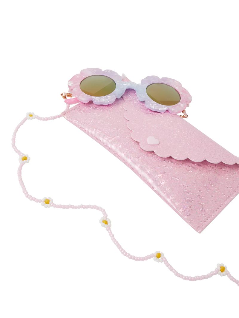 Angels by Accessorize kids flower sunglasses set, UK version