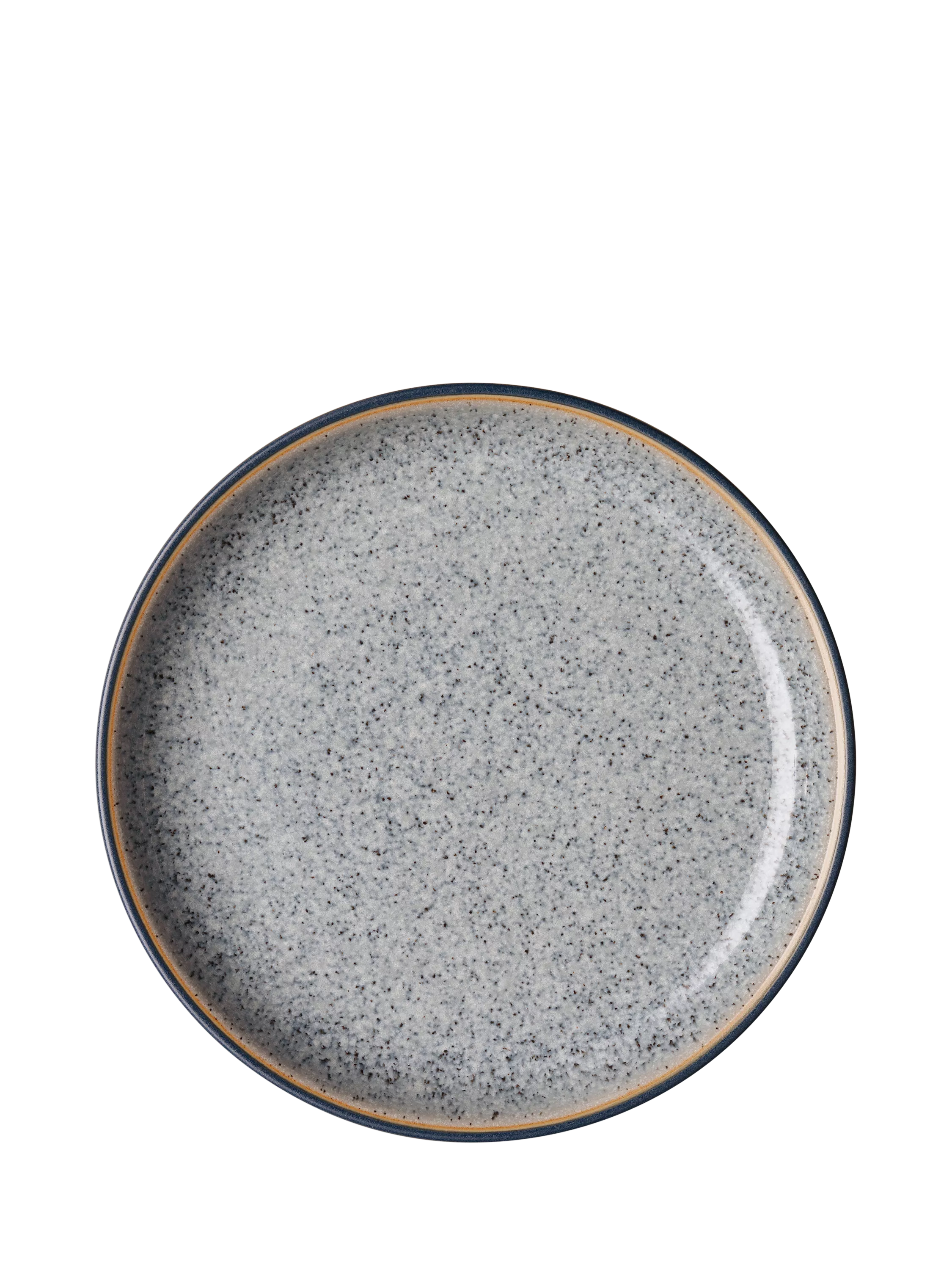 Denby Studio Grey stoneware coupe plate 17cm (British brand)