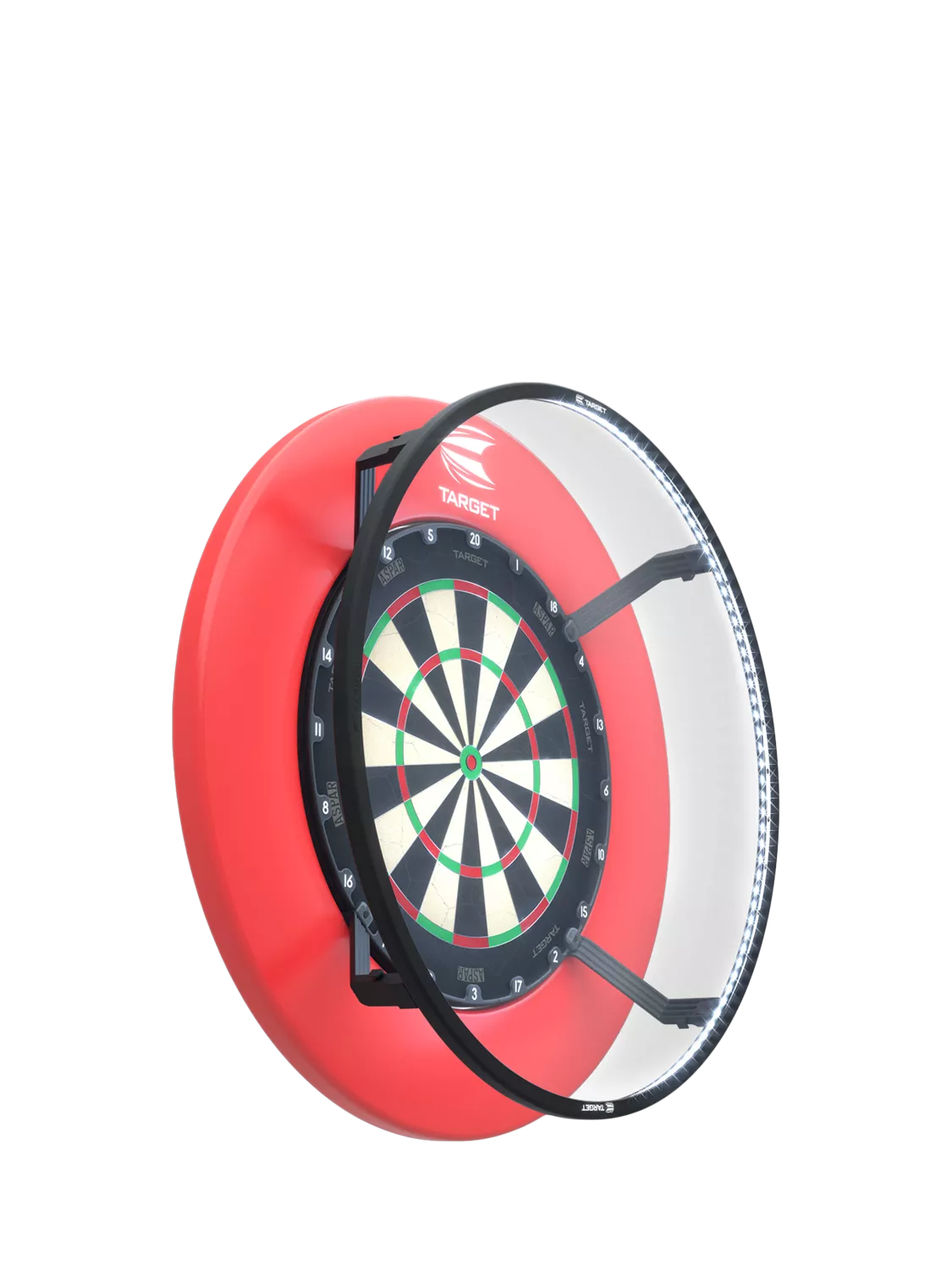 Target Darts Corona magnetic dartboard lighting system, imported from the UK