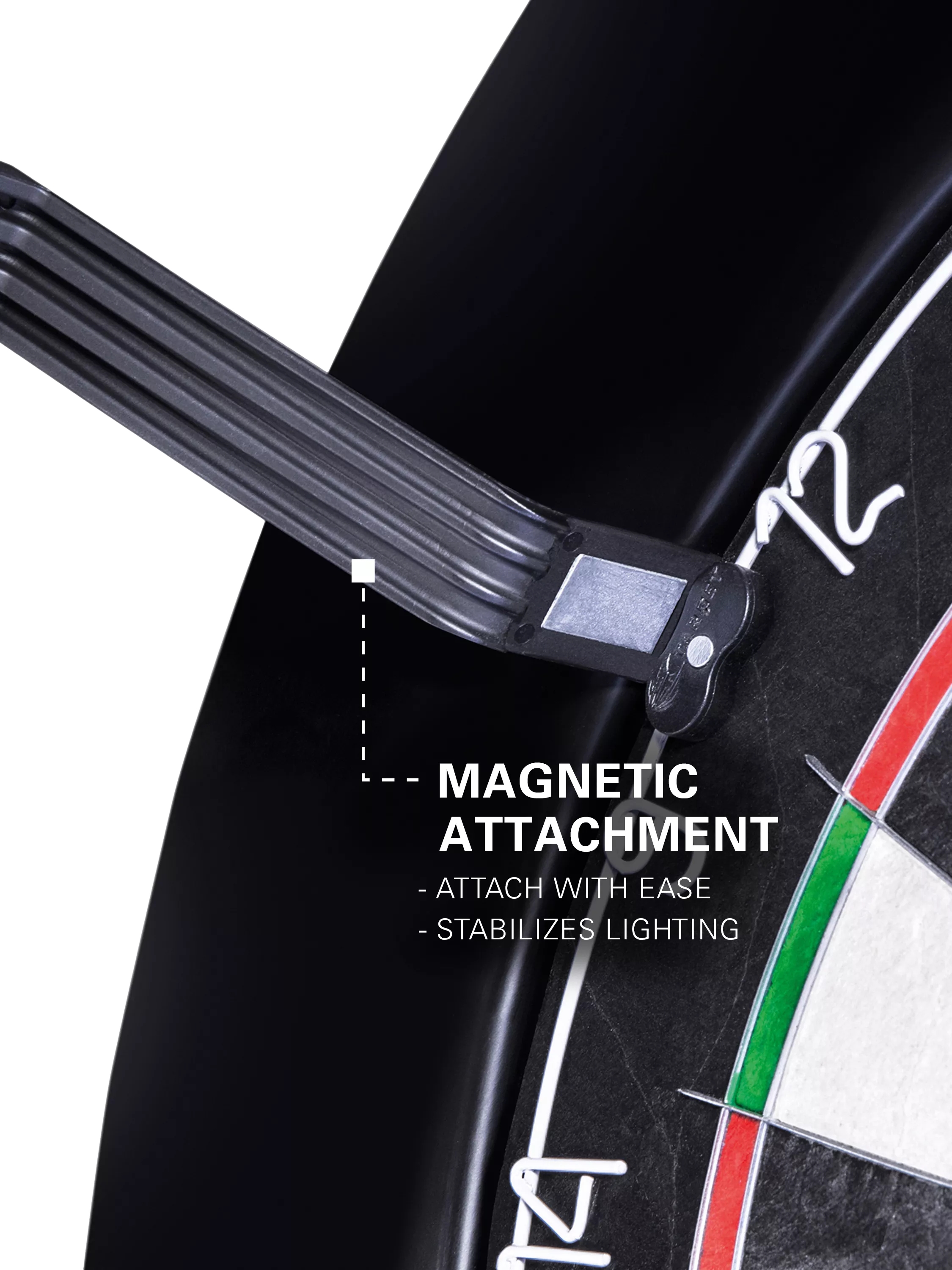 Target Darts Corona magnetic dartboard lighting system, imported from the UK