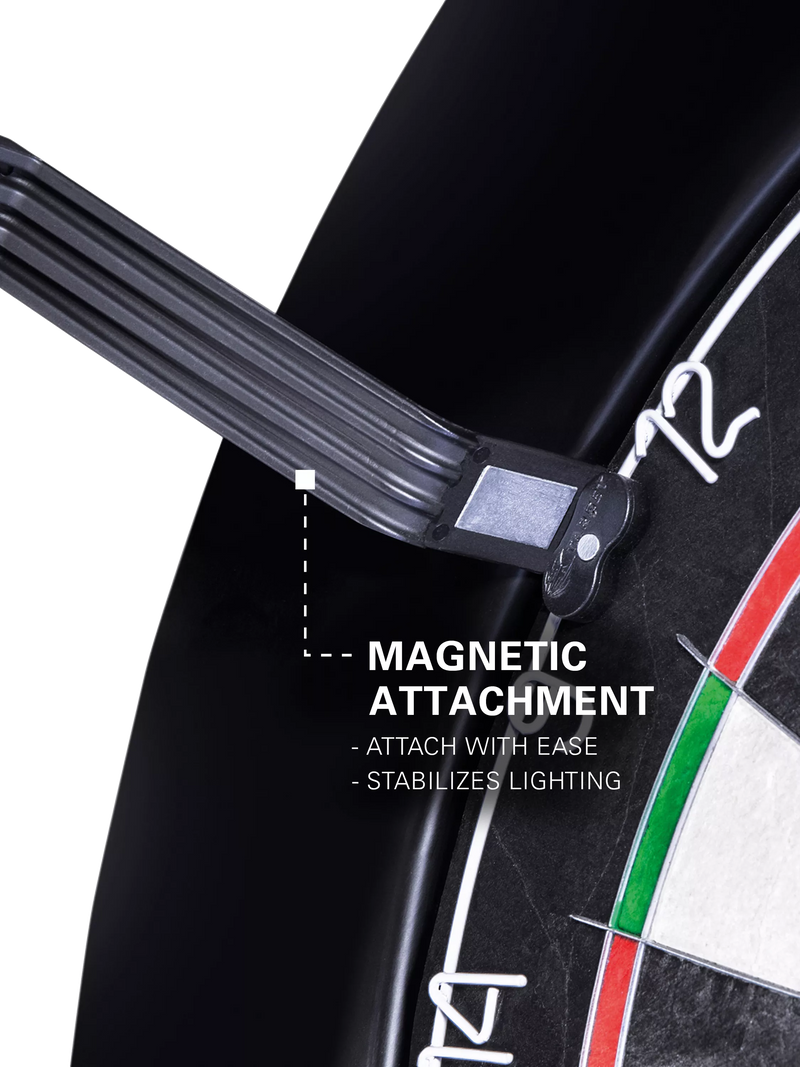 Target Darts Corona magnetic dartboard lighting system, imported from the UK