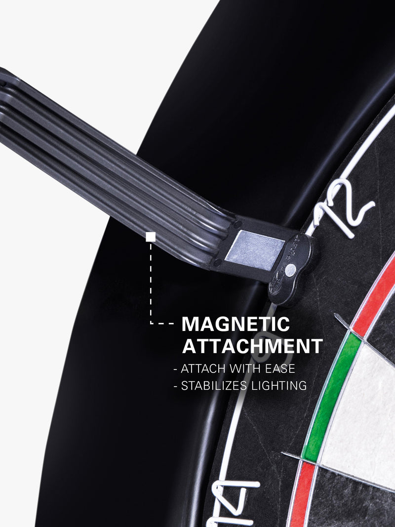 Target Darts Corona magnetic dartboard lighting system, imported from the UK