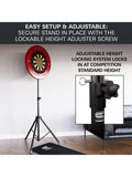 Target Darts portable dartboard stand black, imported from the UK