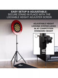 Target Darts portable dartboard stand black, imported from the UK