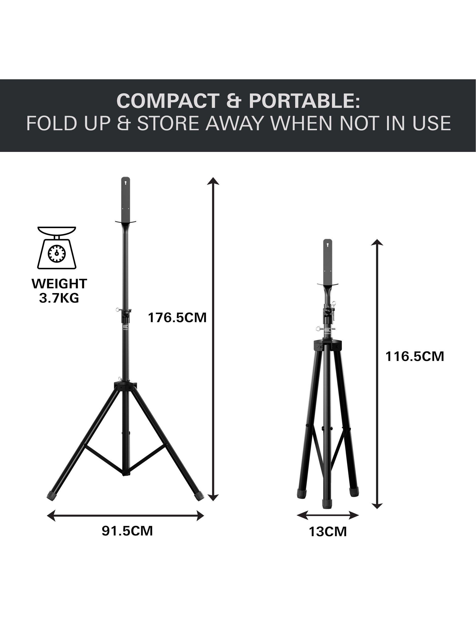 Target Darts portable dartboard stand black, imported from the UK