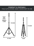 Target Darts portable dartboard stand black, imported from the UK
