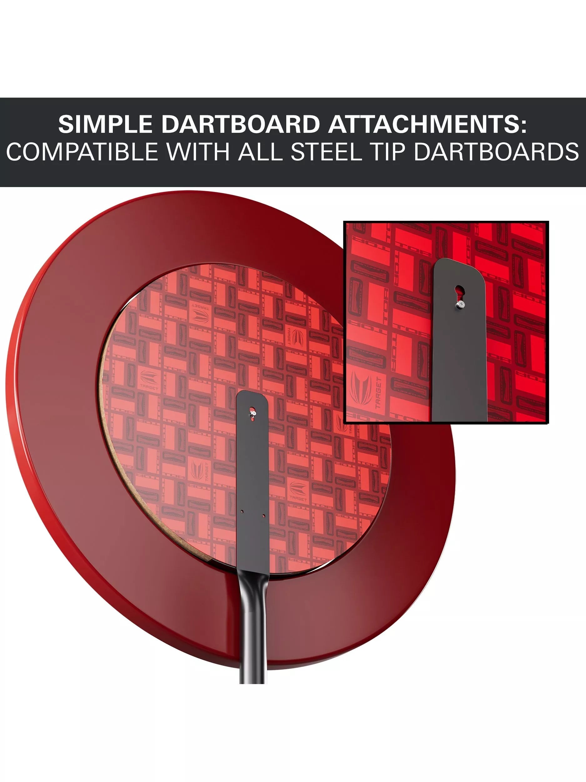 Target Darts portable dartboard stand black, imported from the UK