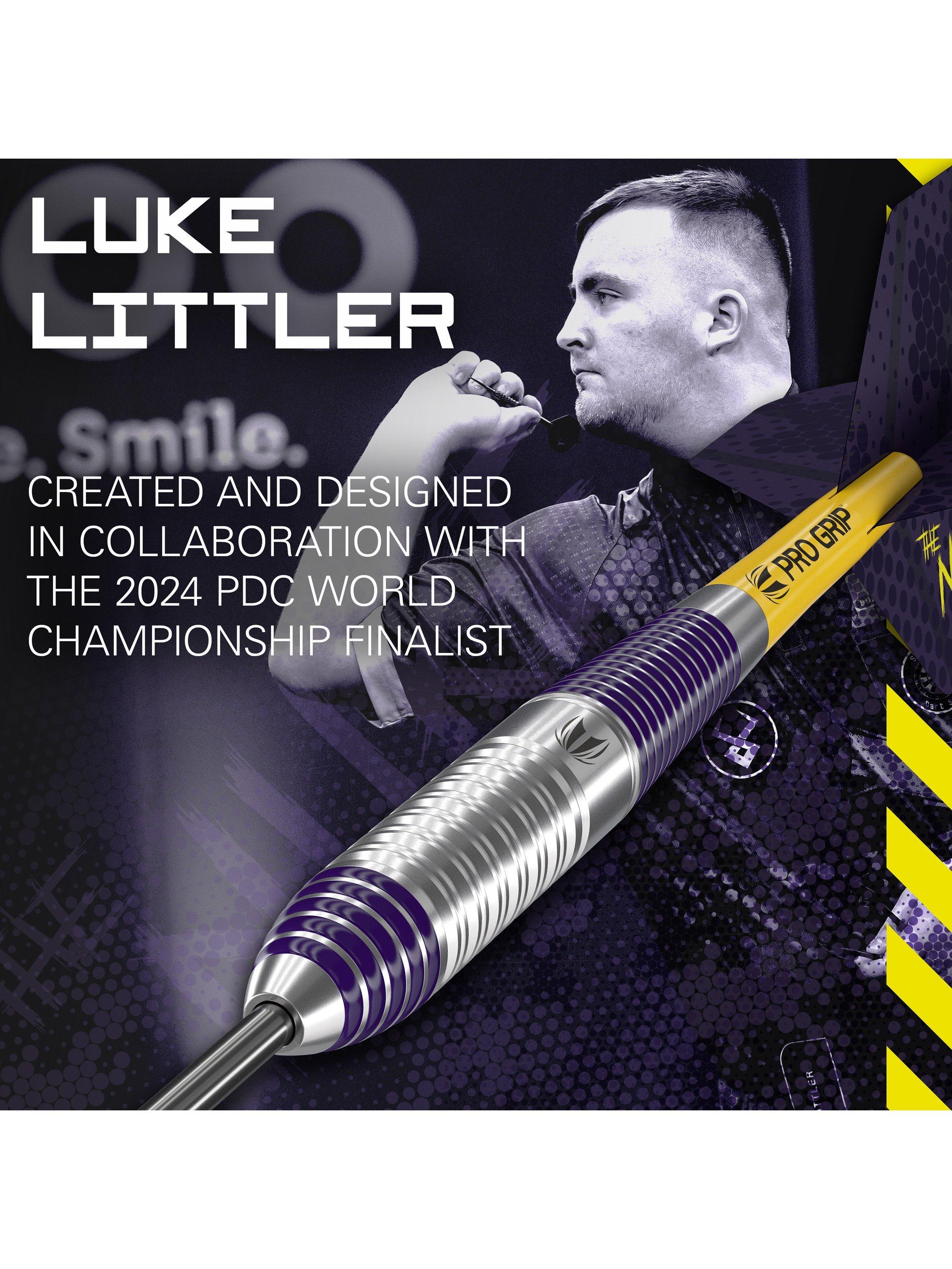 Target Darts Luke Littler steel tip darts set 22g (British brand)