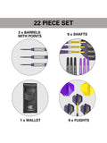 Target Darts Luke Littler steel tip darts set 22g (British brand)