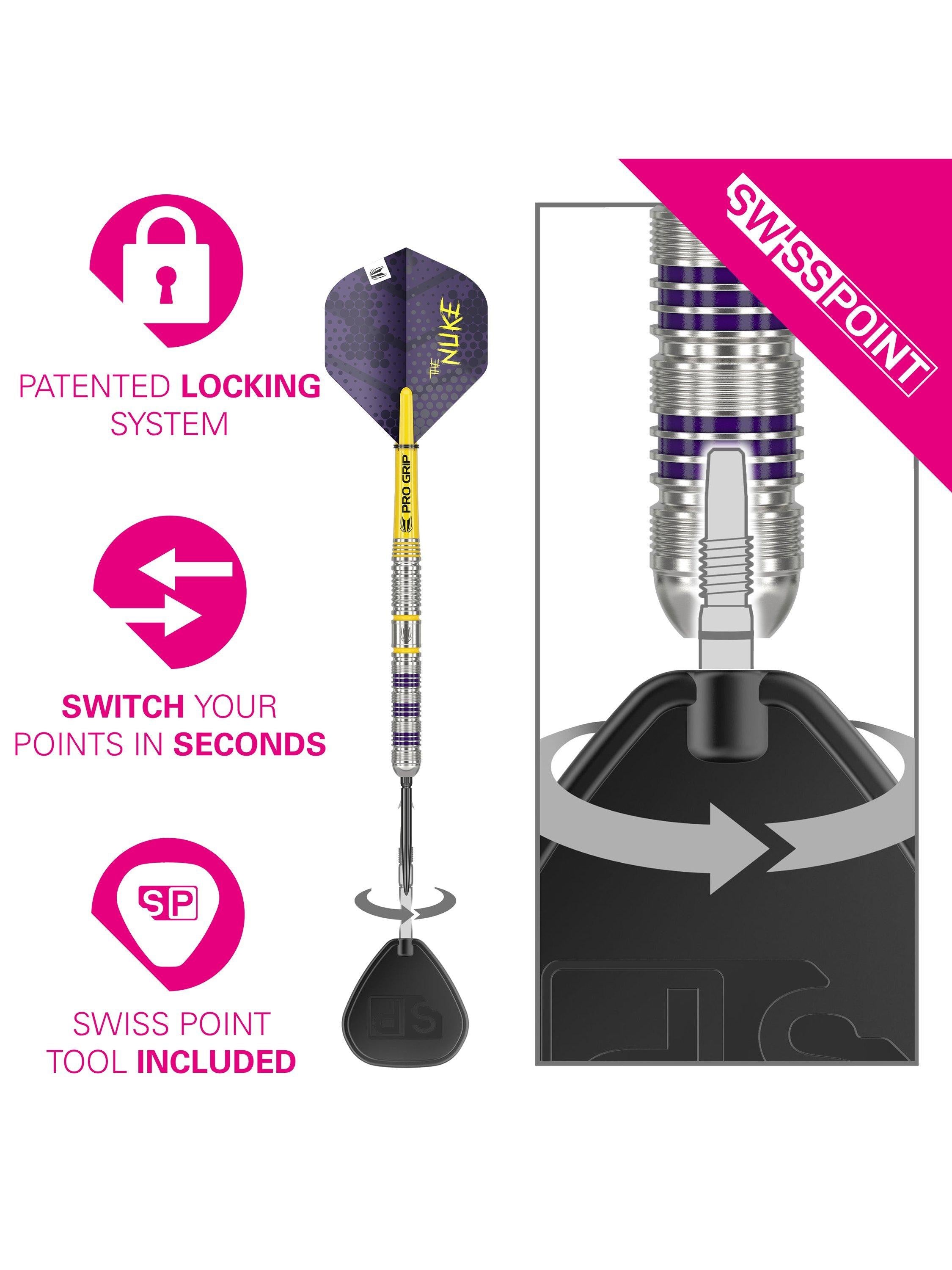 Target Darts Luke Littler Loadout steel tip darts 23g, UK version