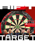 Target Darts Rift dartboard set black (British brand)