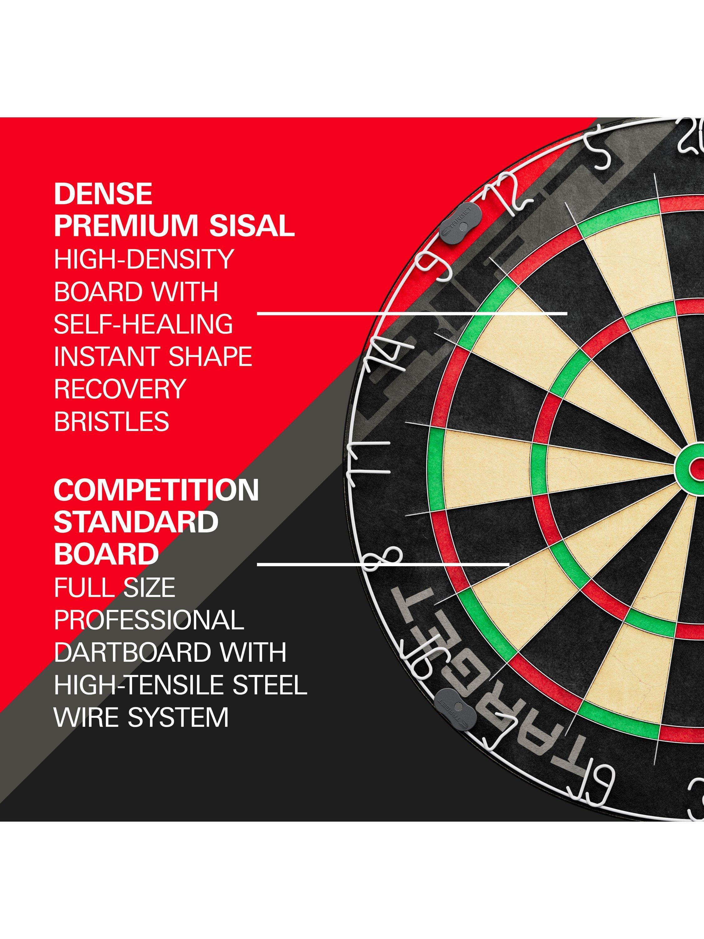 Target Darts Rift dartboard set black (British brand)