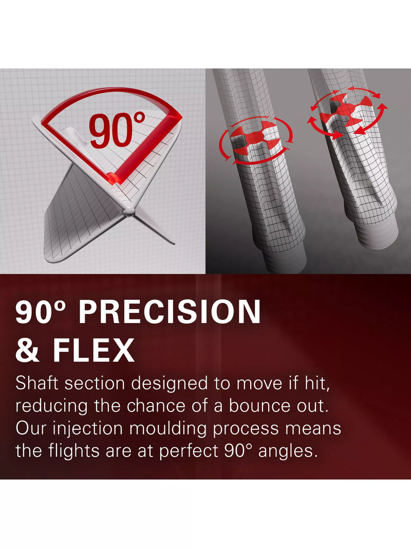 Target Darts K-Flex Luke Littler flights & shaft black, imported from the UK