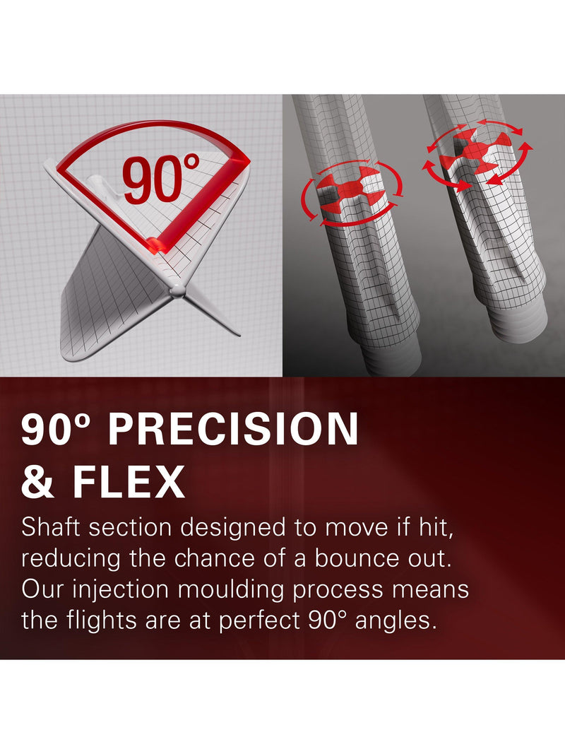 Target Darts K-Flex Luke Littler flights & shaft black, imported from the UK