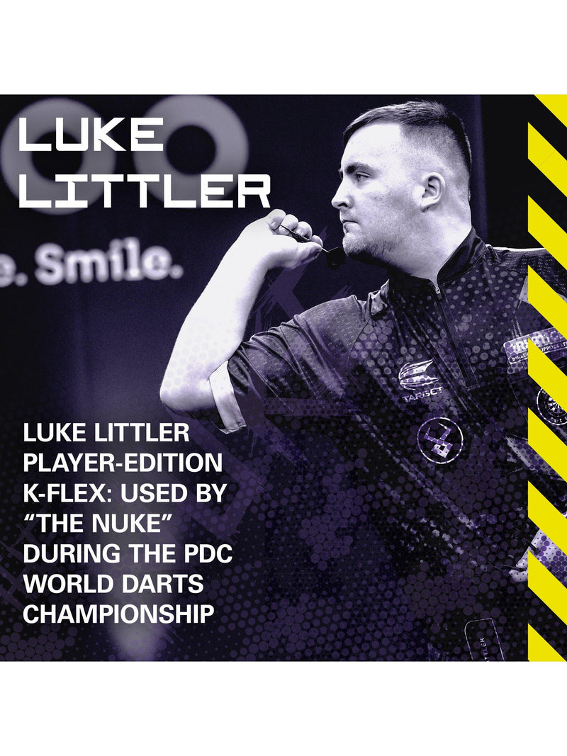 Target Darts K-Flex Luke Littler flights & shaft black, imported from the UK