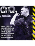 Target Darts K-Flex Luke Littler flights & shaft black, imported from the UK