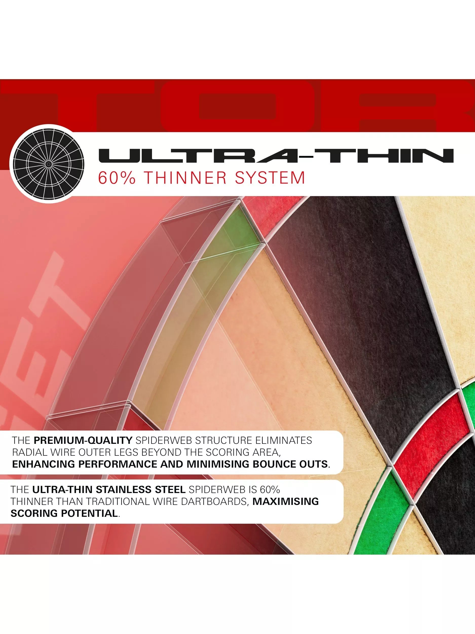 Target Darts TOR dartboard black - British product