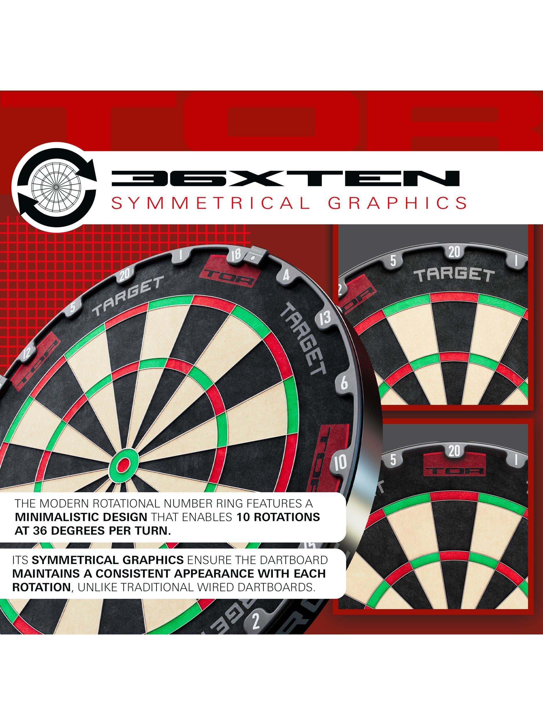 Target Darts TOR dartboard black - British product