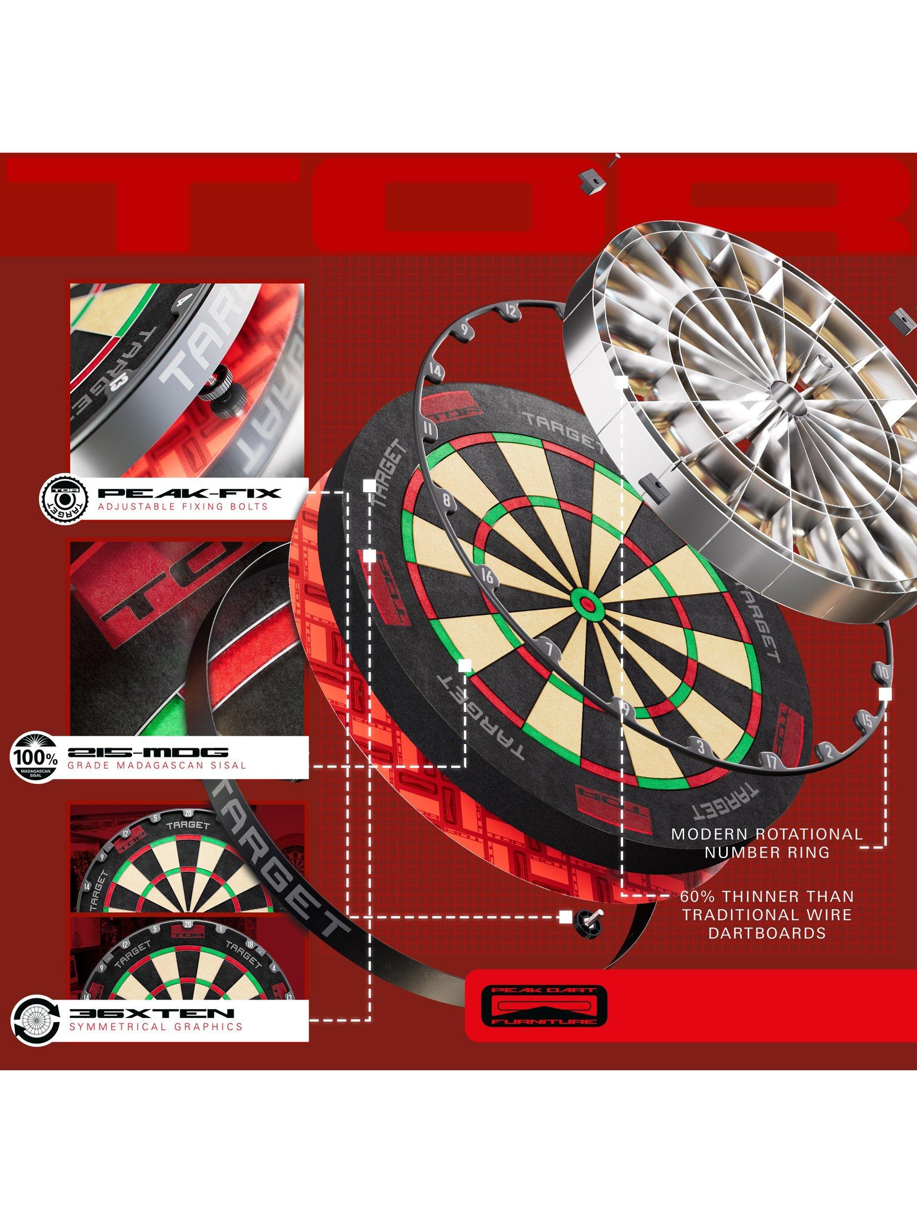 Target Darts TOR dartboard black - British product