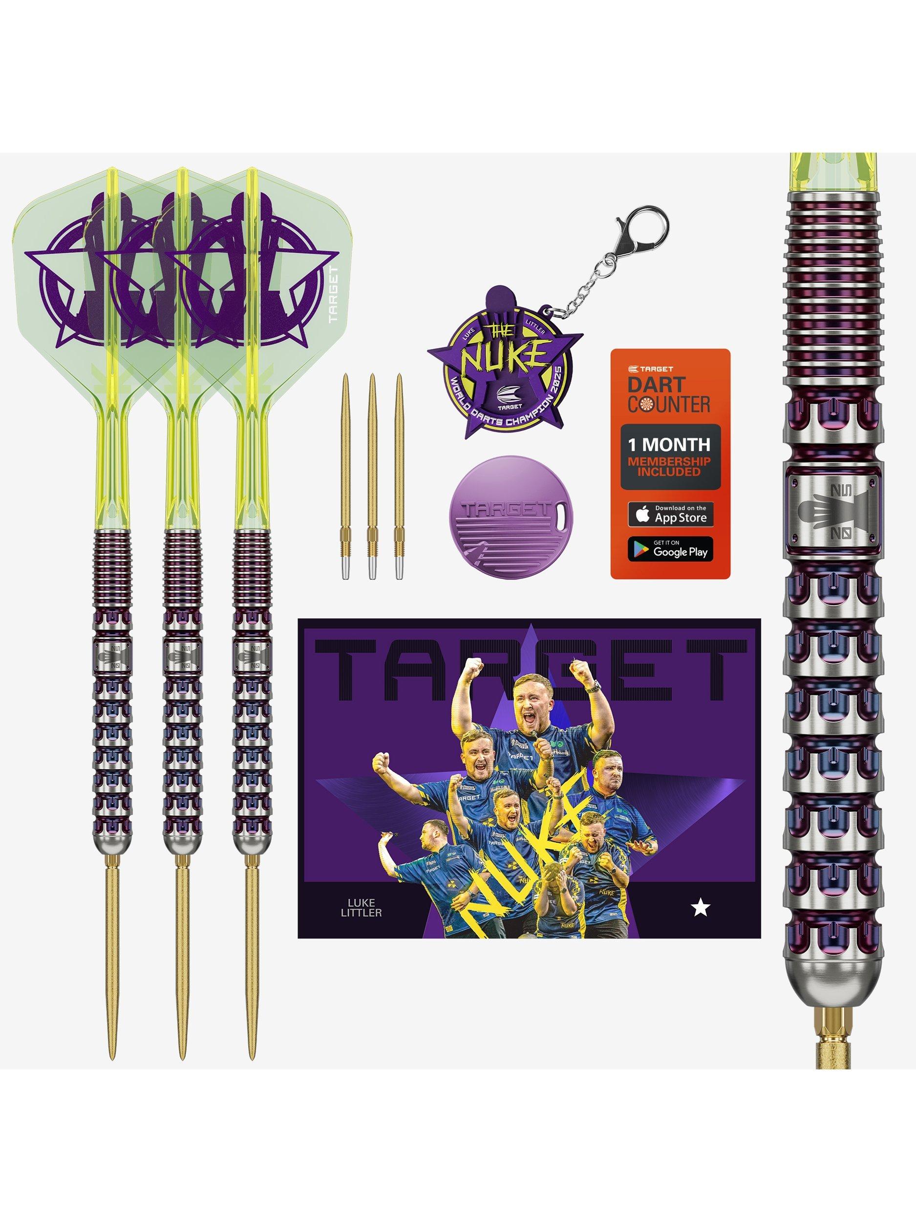 Target Darts Luke Littler World Champion darts 23g, imported from the UK