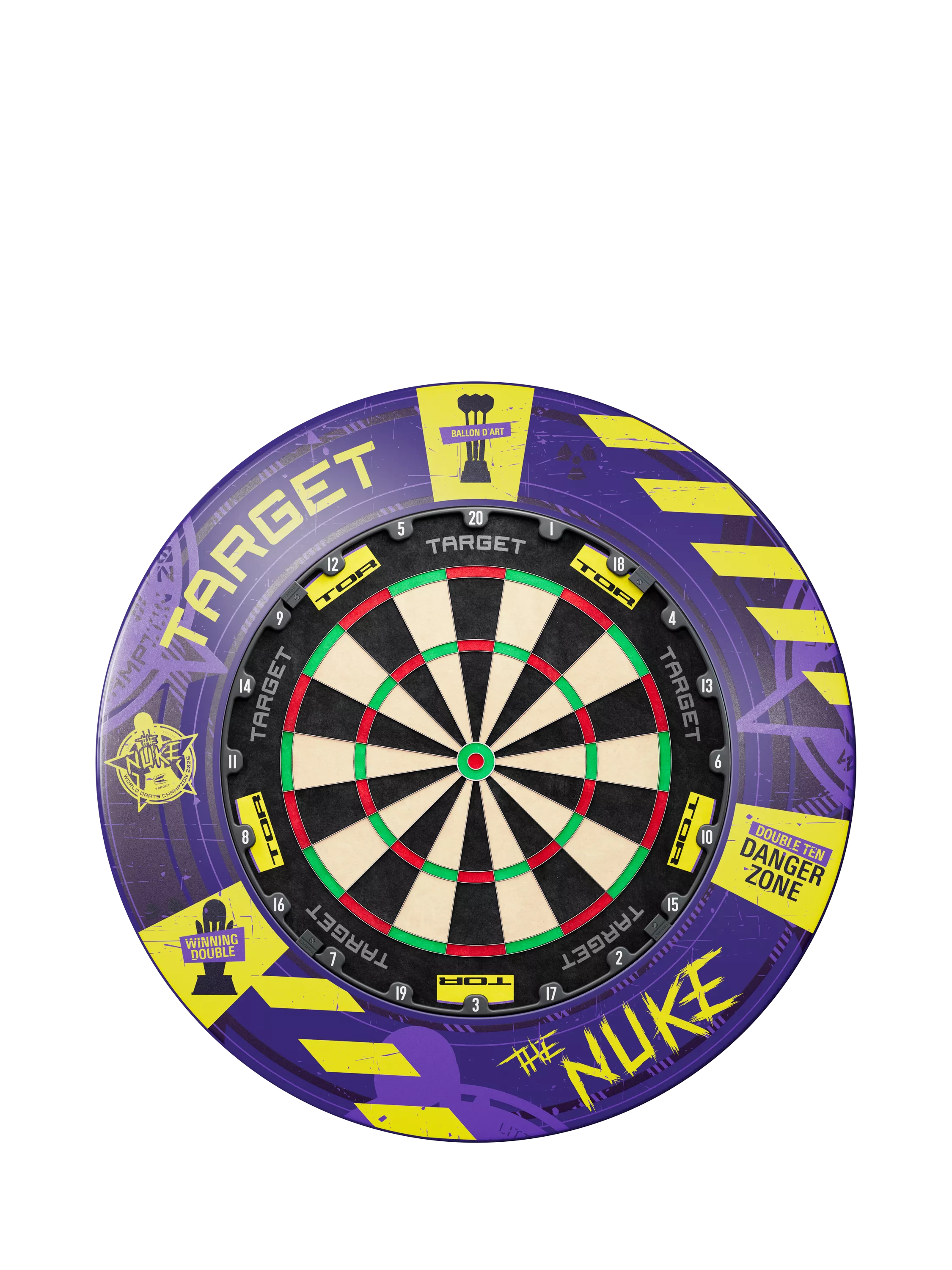 Target Darts World Champion Edition dartboard and surround bundle - British product