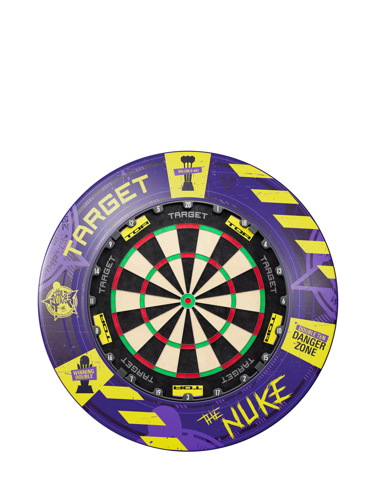 Target Darts World Champion Edition dartboard and surround bundle - British product