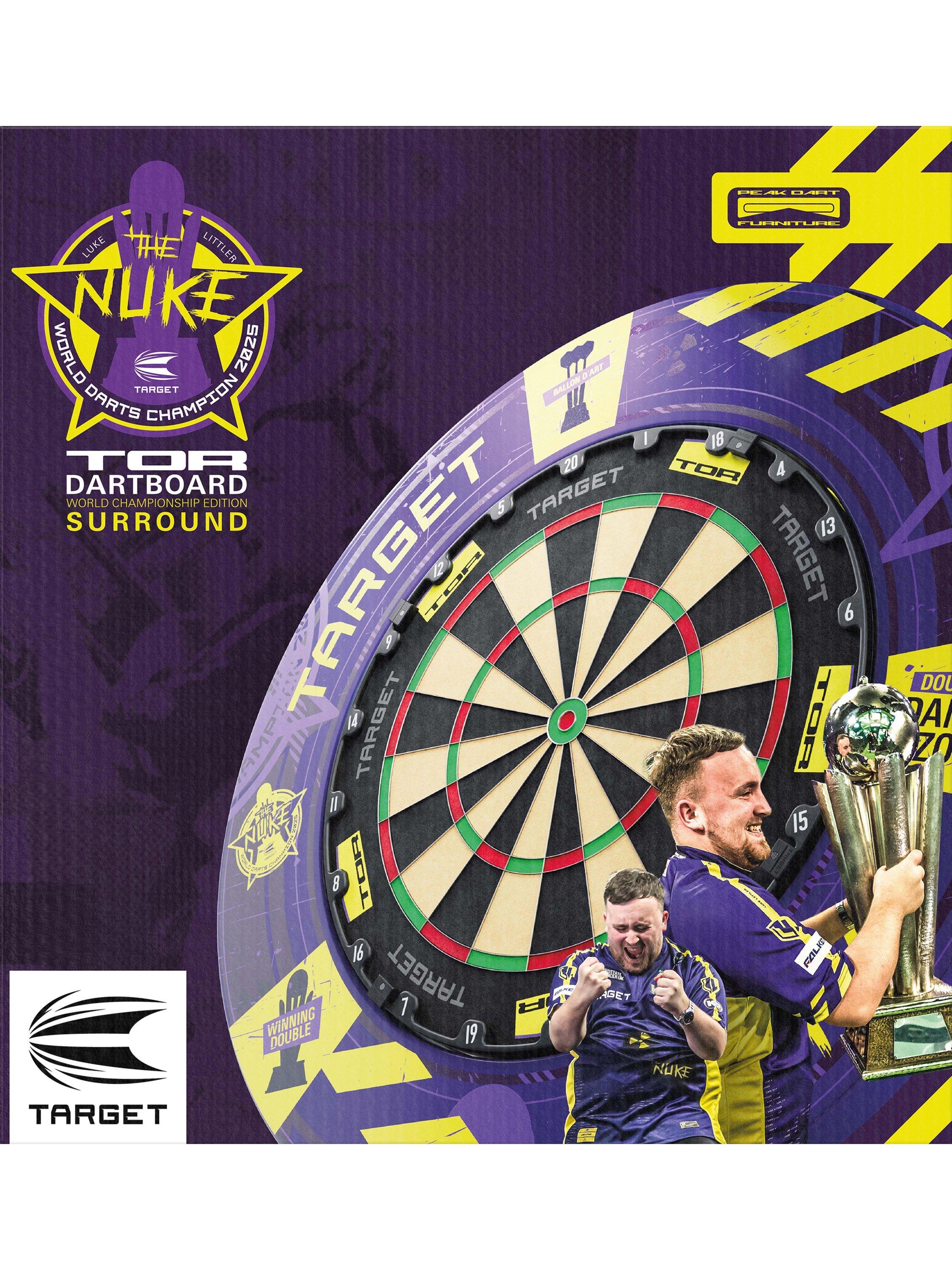 Target Darts World Champion Edition dartboard and surround bundle - British product