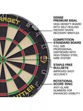 Target Darts Luke Littler dartboard cabinet set black (British brand)