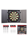 Target Darts dartboard cabinet set black, UK version