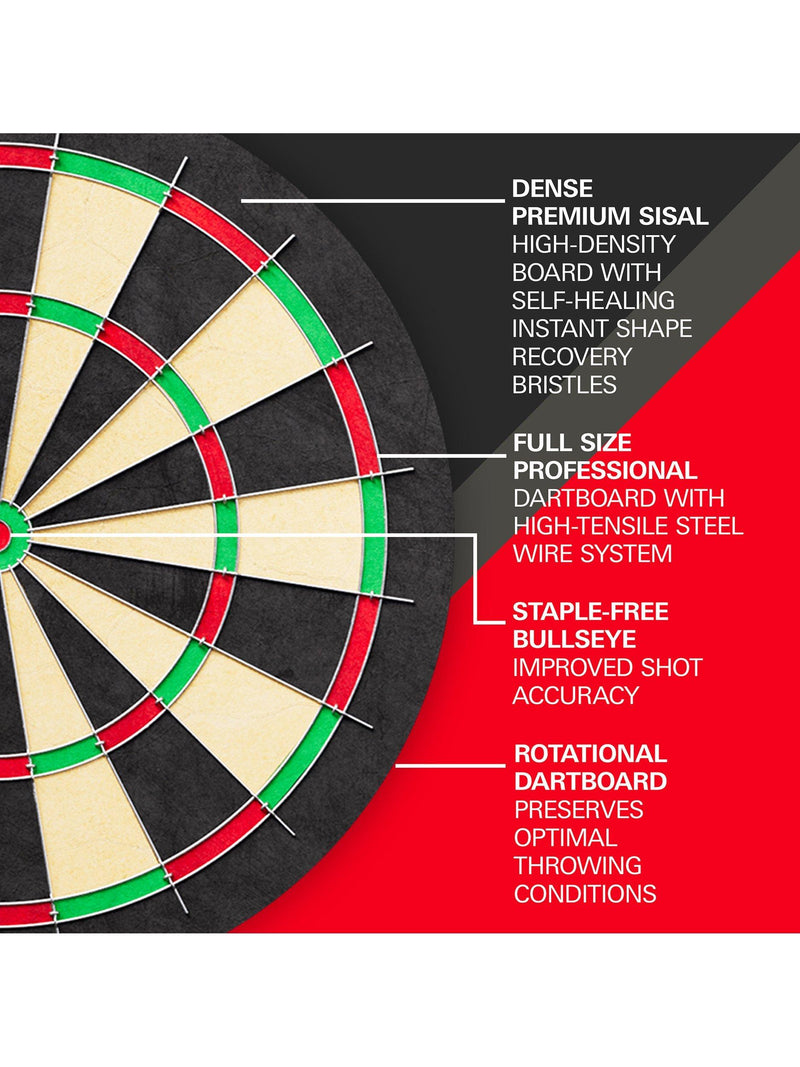 Target Darts dartboard cabinet set black, UK version