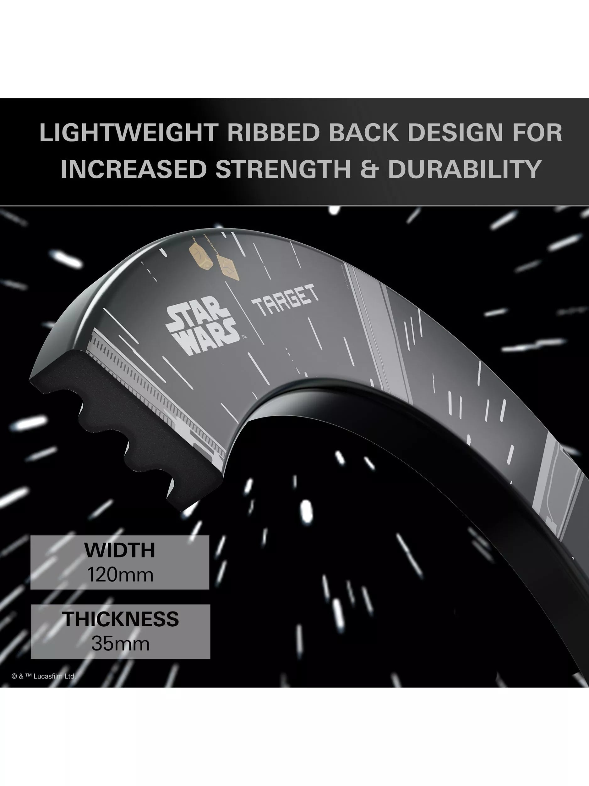 Target Darts Star Wars dartboard bundle with Millennium Falcon surround, UK version