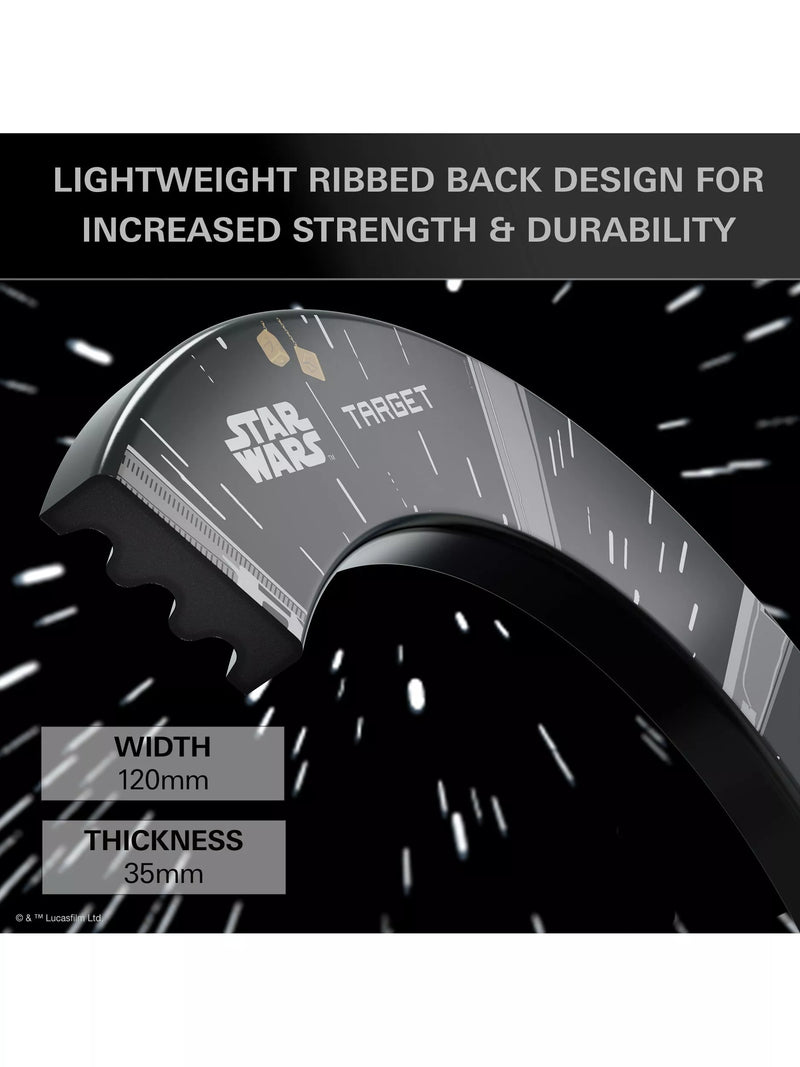 Target Darts Star Wars dartboard bundle with Millennium Falcon surround, UK version