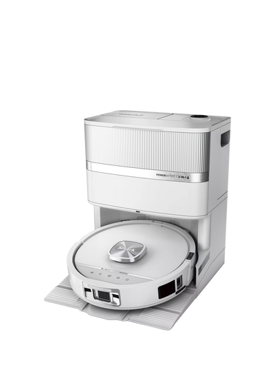 John Lewis Shark PowerDetect UV Reveal 2-in-1 Robot Vacuum Cleaner, White- Buy online at McGrocer