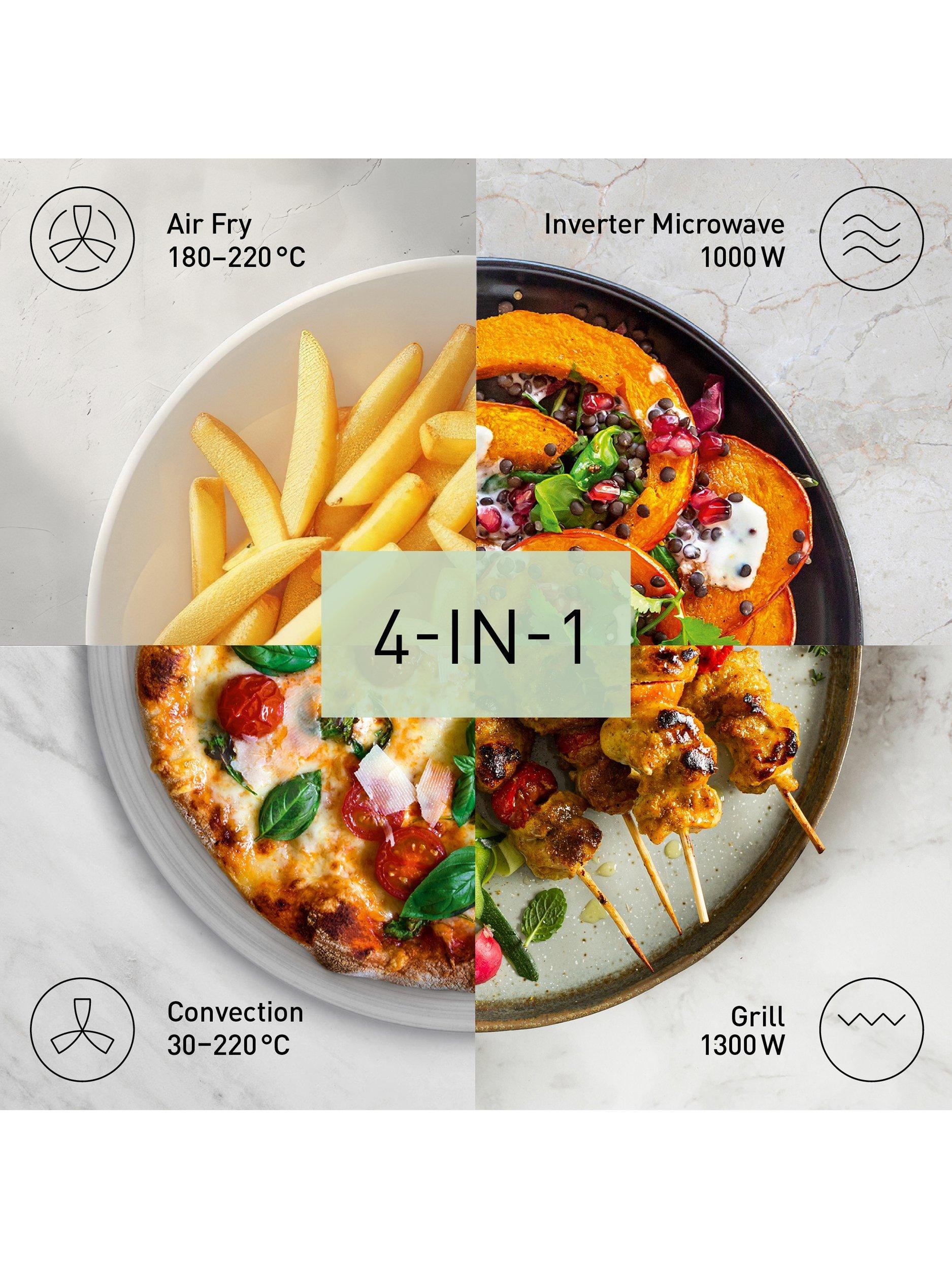 Panasonic 4-in-1 microwave stainless steel 27L, UK version
