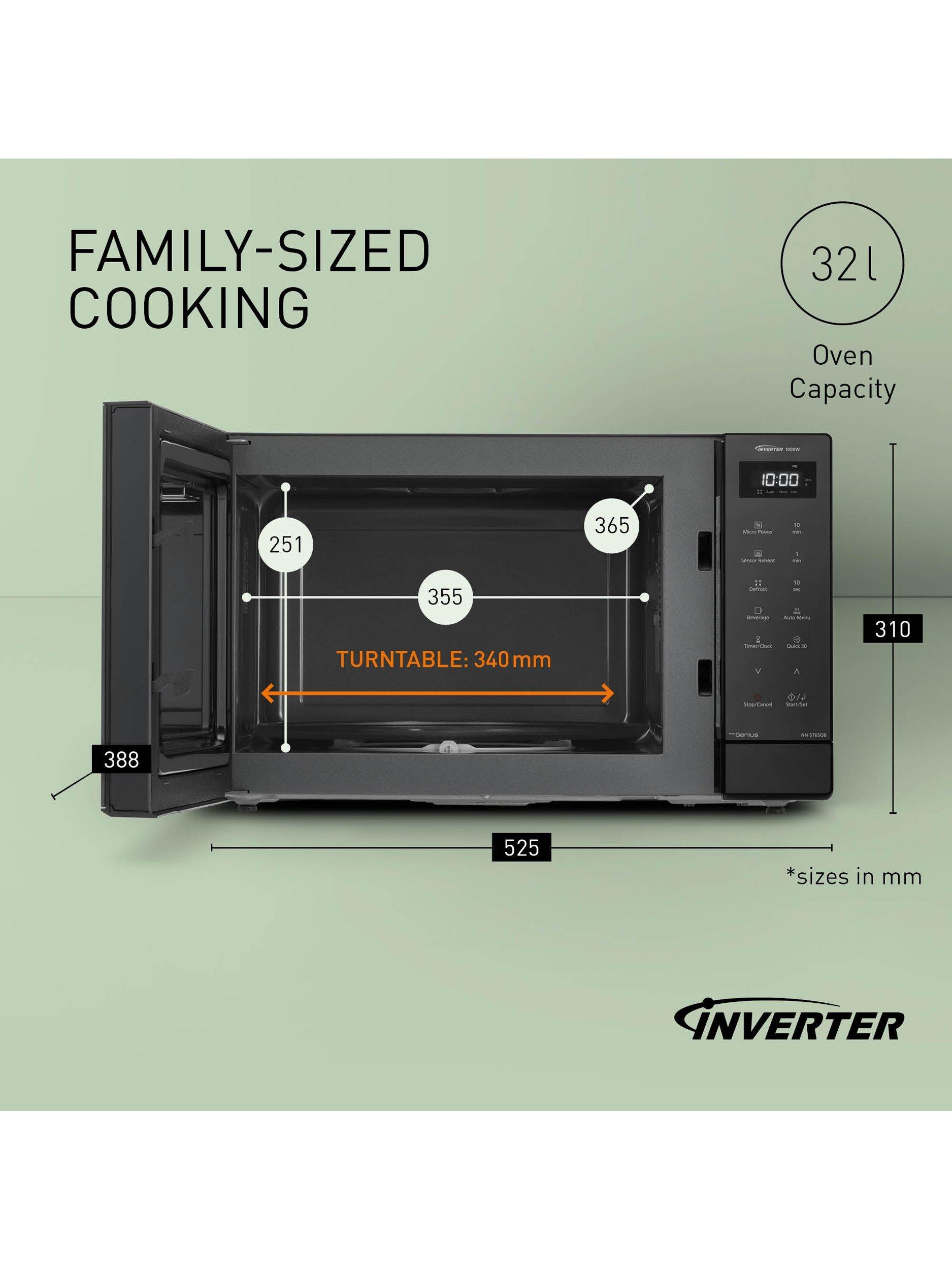 Panasonic Solo Microwave 32L Black (British brand)