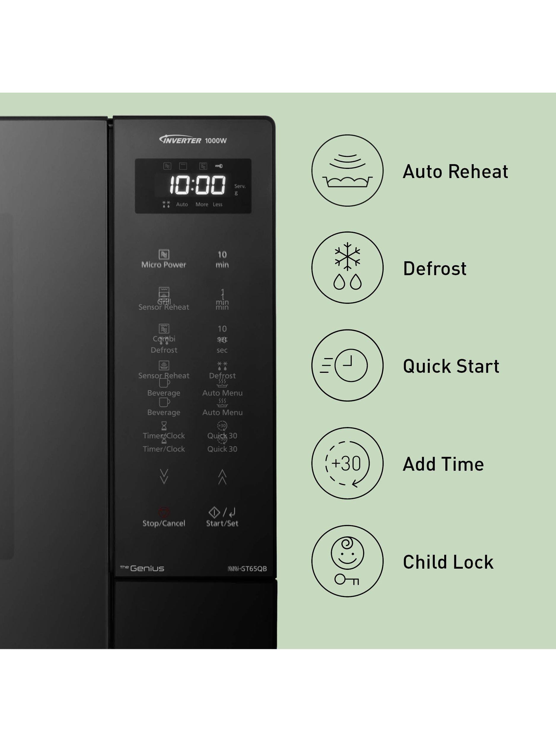 Panasonic Solo Microwave 32L Black (British brand)
