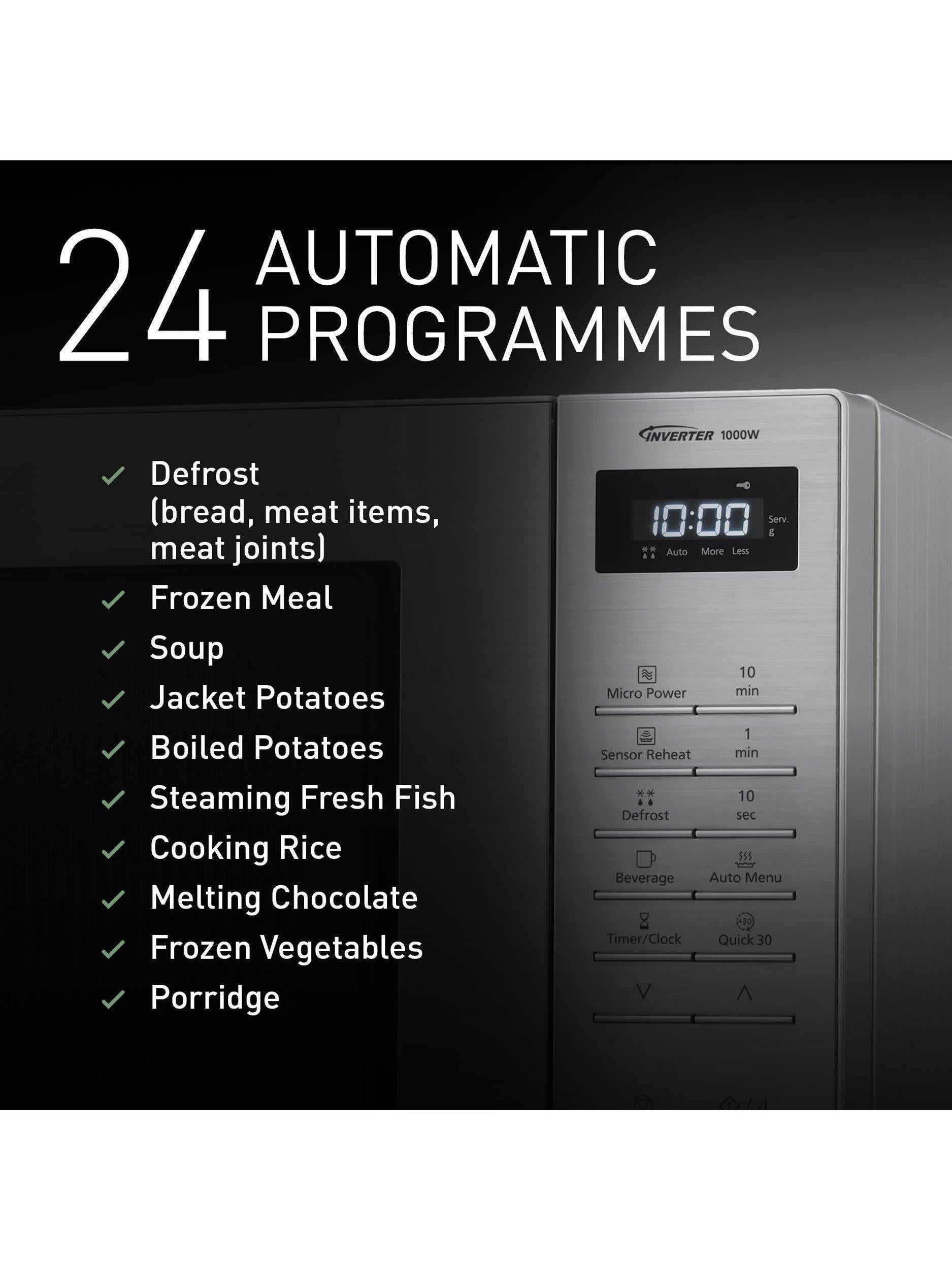 Panasonic NN-ST68QSBPQ 32L microwave (British brand)