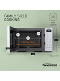 Panasonic white freestanding microwave 32L (British brand)