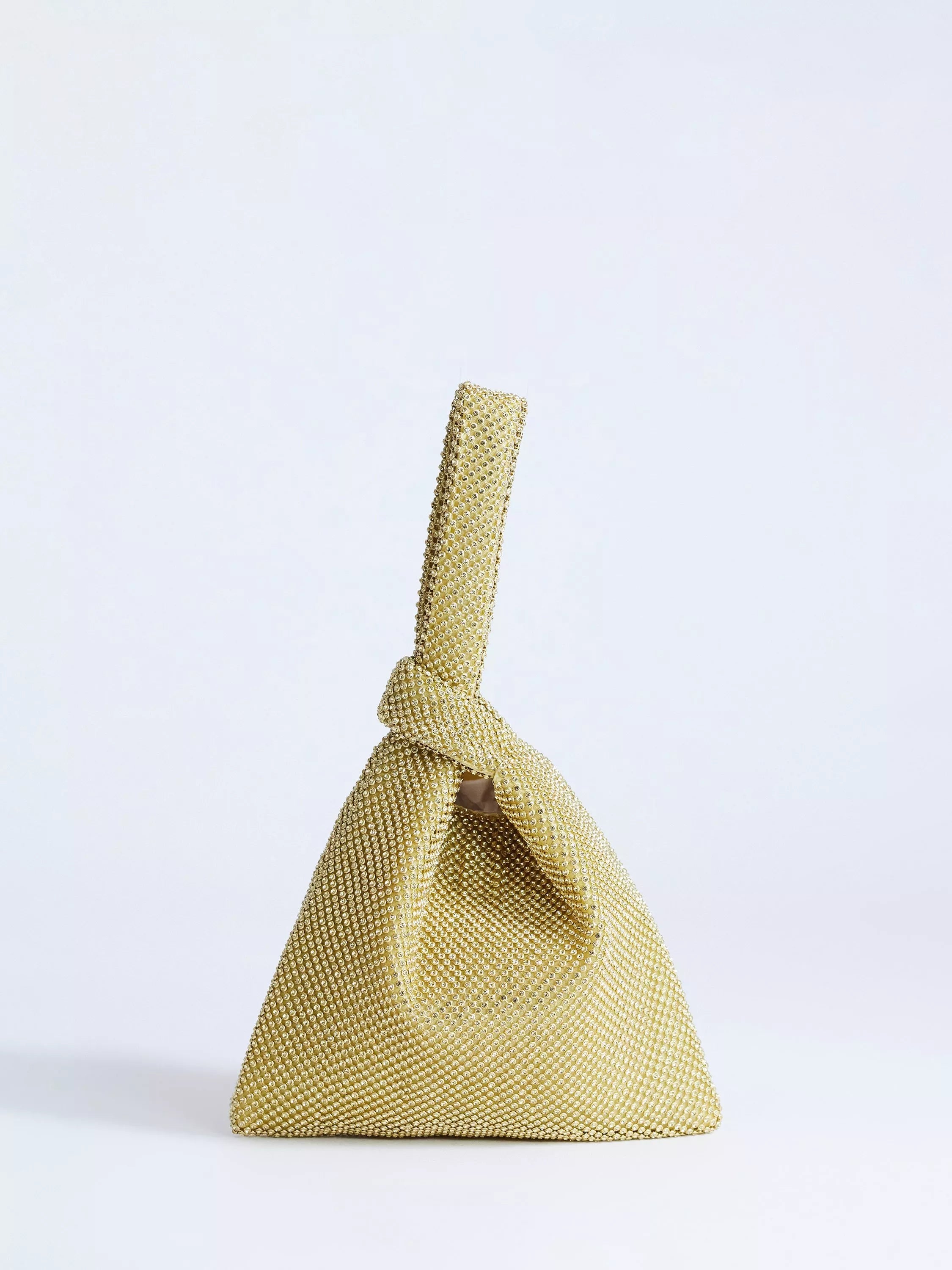 Topshop Gwyn embellished gold grab bag (British brand)