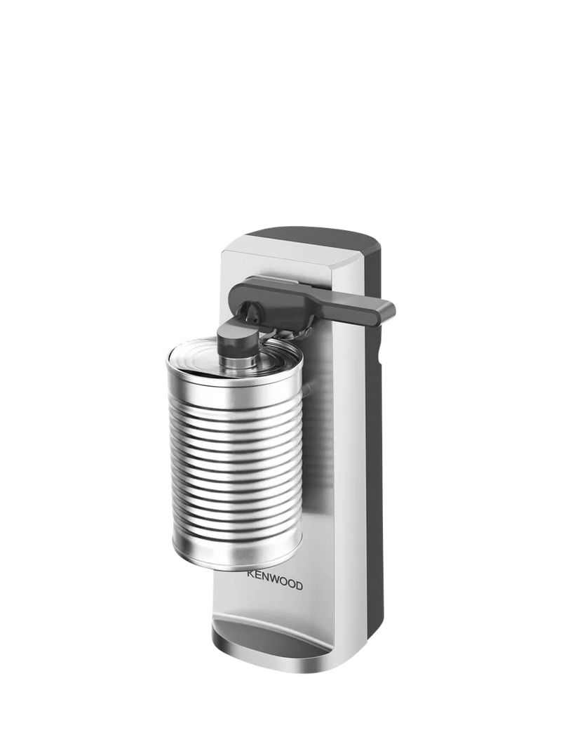 Kenwood electric can opener silver countertop appliance, imported from the UK